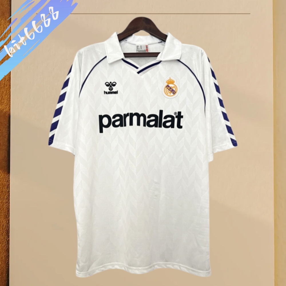 1988 Real Madrid Home Retro Football Shirt