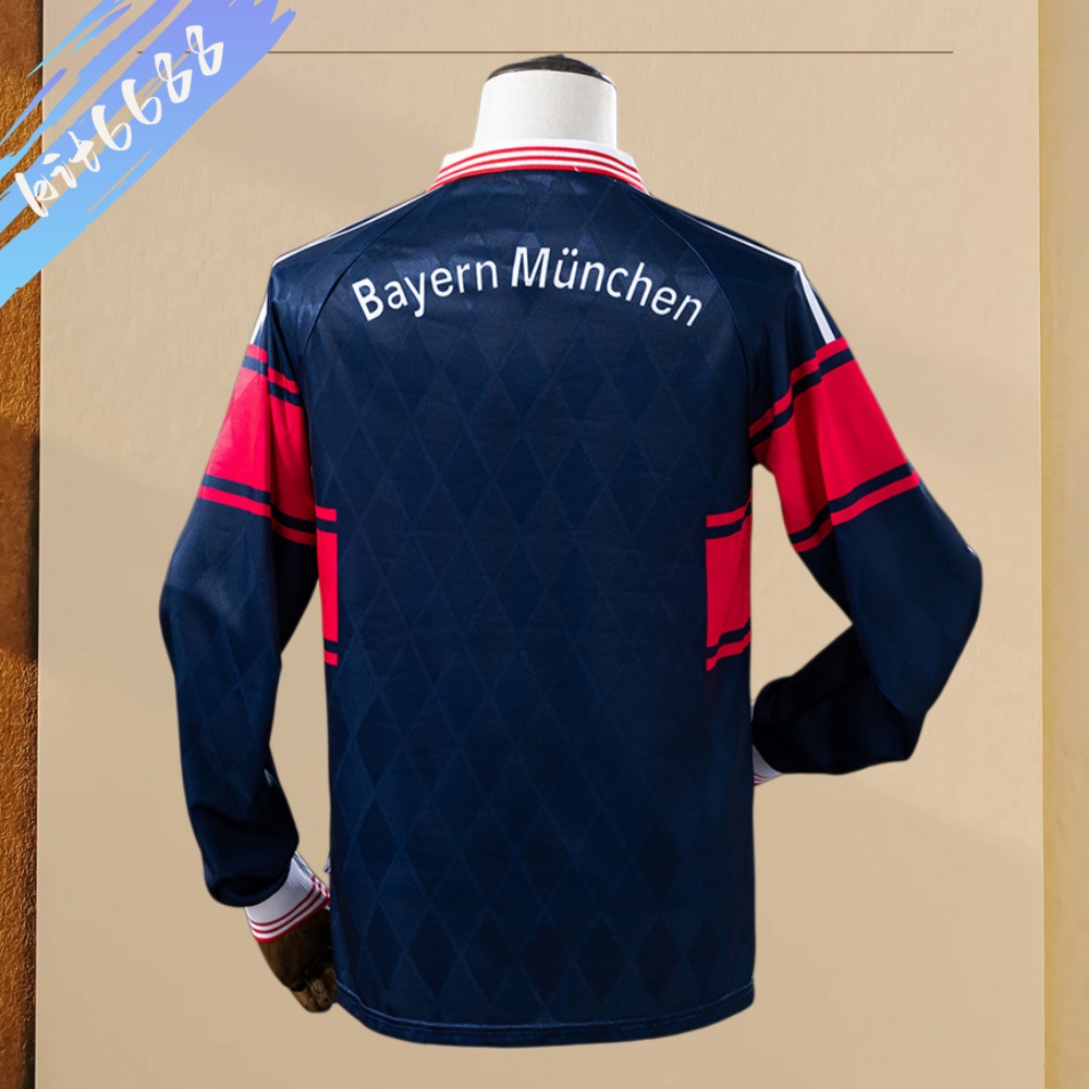 97/98 Bayern Munich home Retro long sleeves Football Shirt