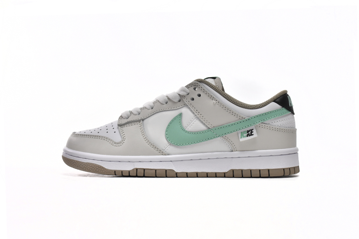 Nike Dunk Low Split Seam White Tan Mint (GS) DX6063-131