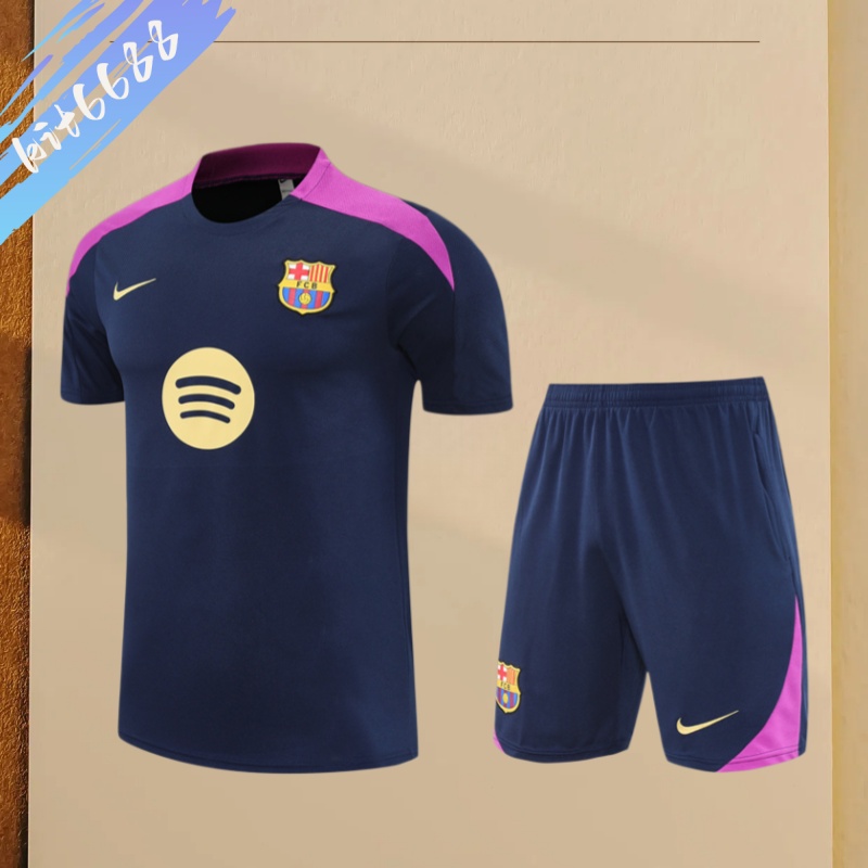 25/26 Barcelona Short Sleeve TrainingWear (Adult Kids Kit)