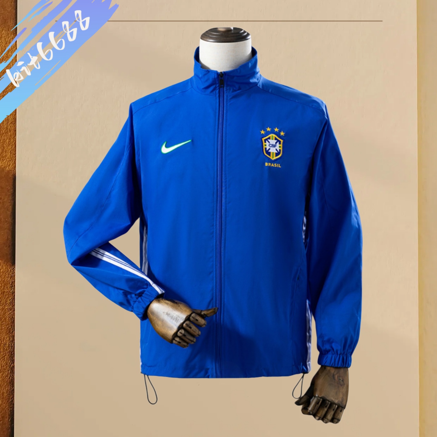 1998 Brazil Blue Windbreaker