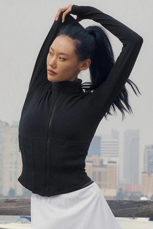 Airbrush Corset Full Zip Jacket