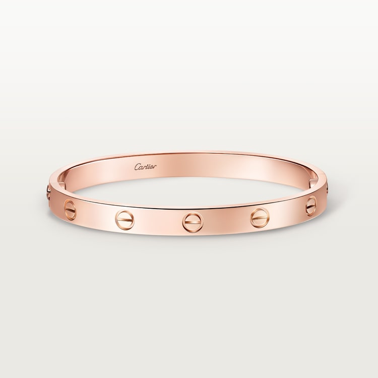 LOVE bracelet, classic model 18K rose gold 6.1 mm