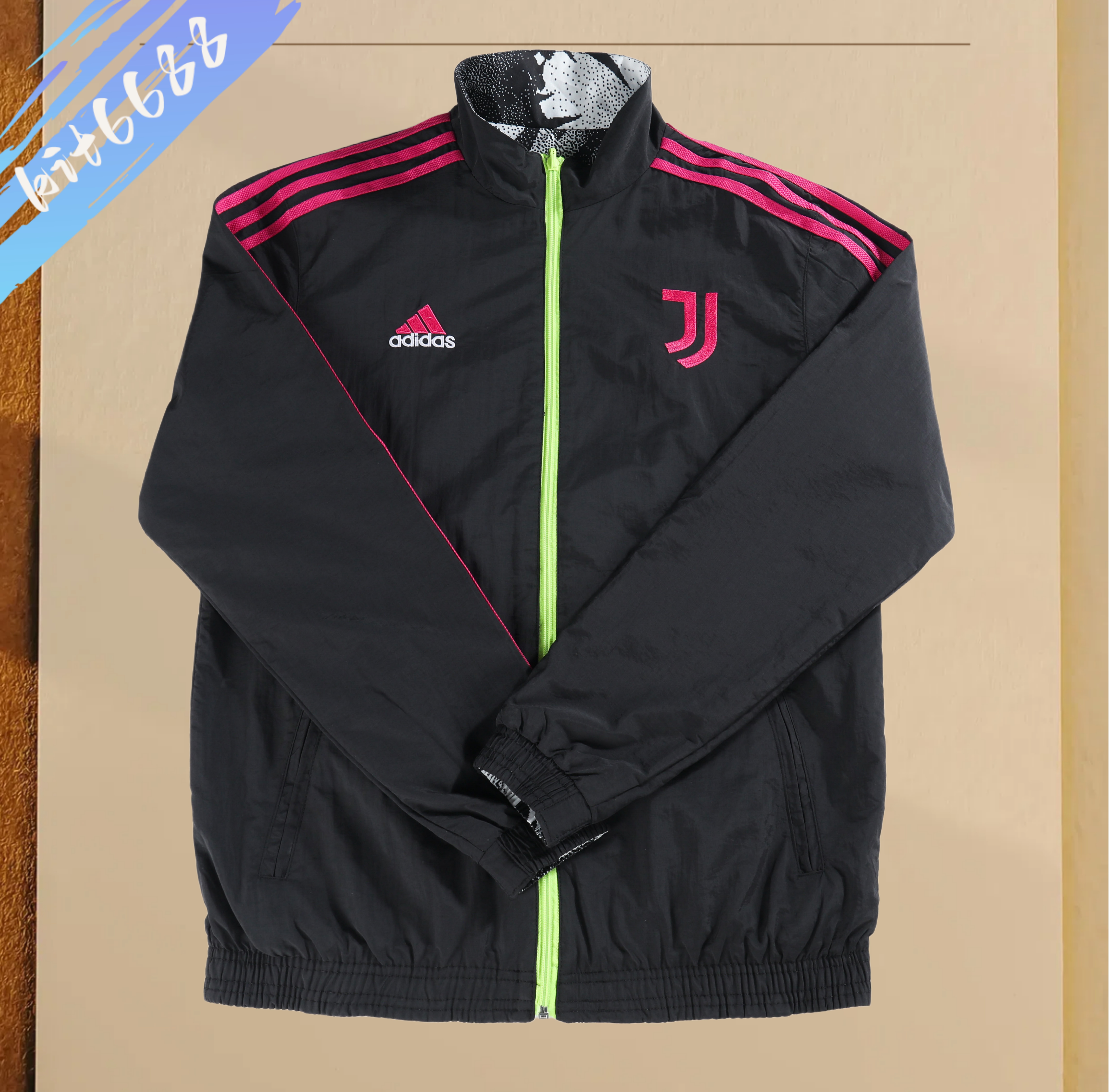 2025/2026 Juventus double-sided Embroidered Football Windbreaker