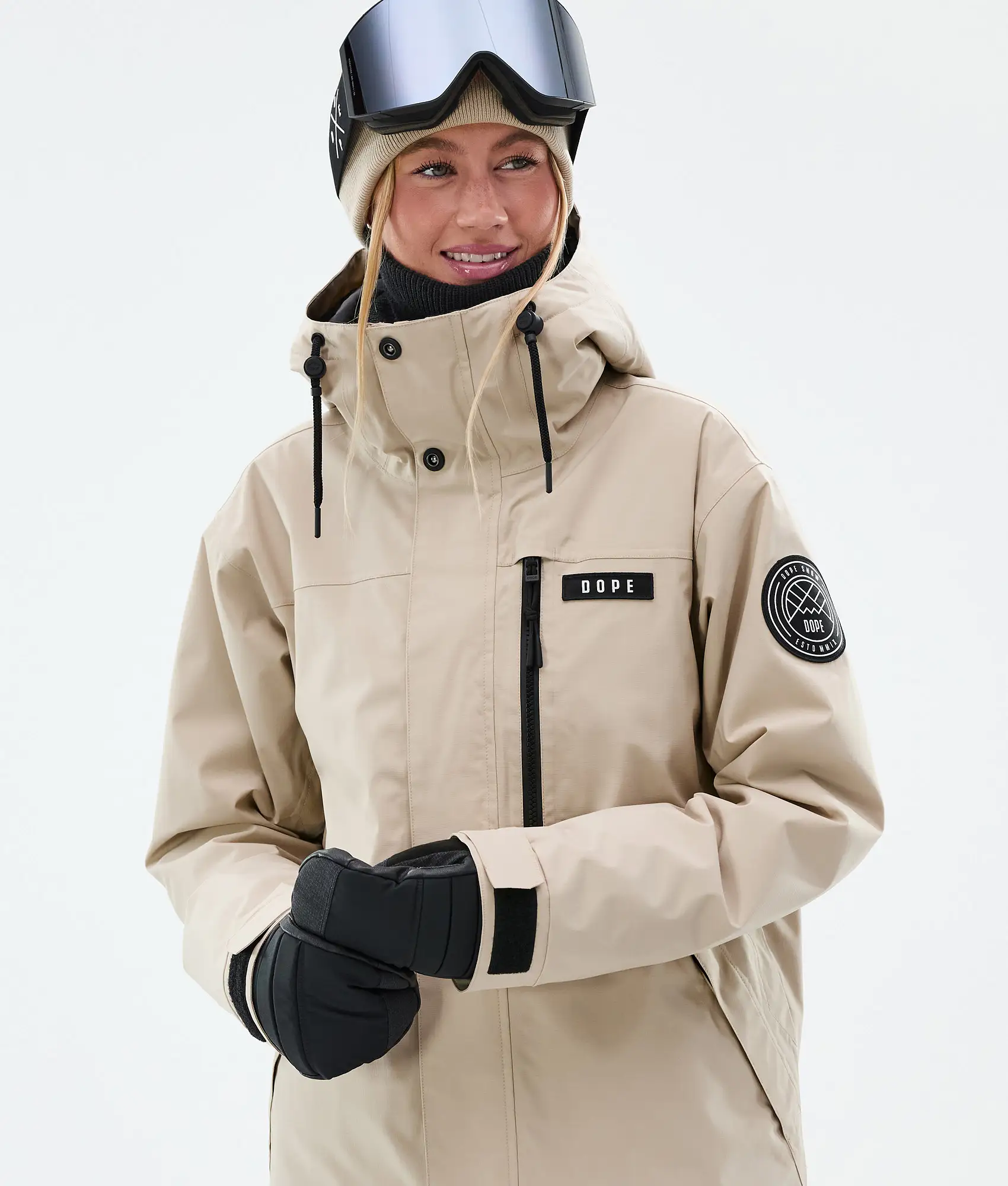 Blizzard W Full Zip Snowboard Jacket Women Sand