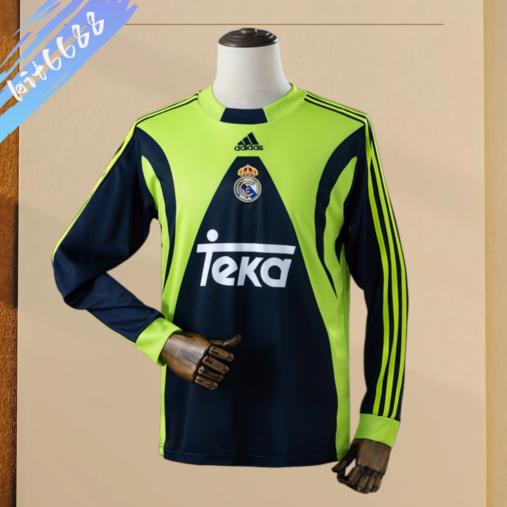 1999/2000 Real Madrid goalkeeper Long Sleeve Retro Football Shirt