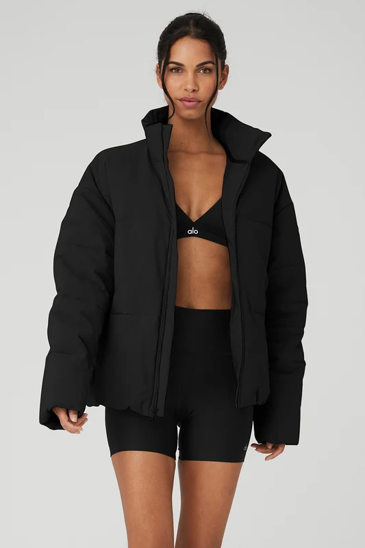Stretch Woven Street Puffer
