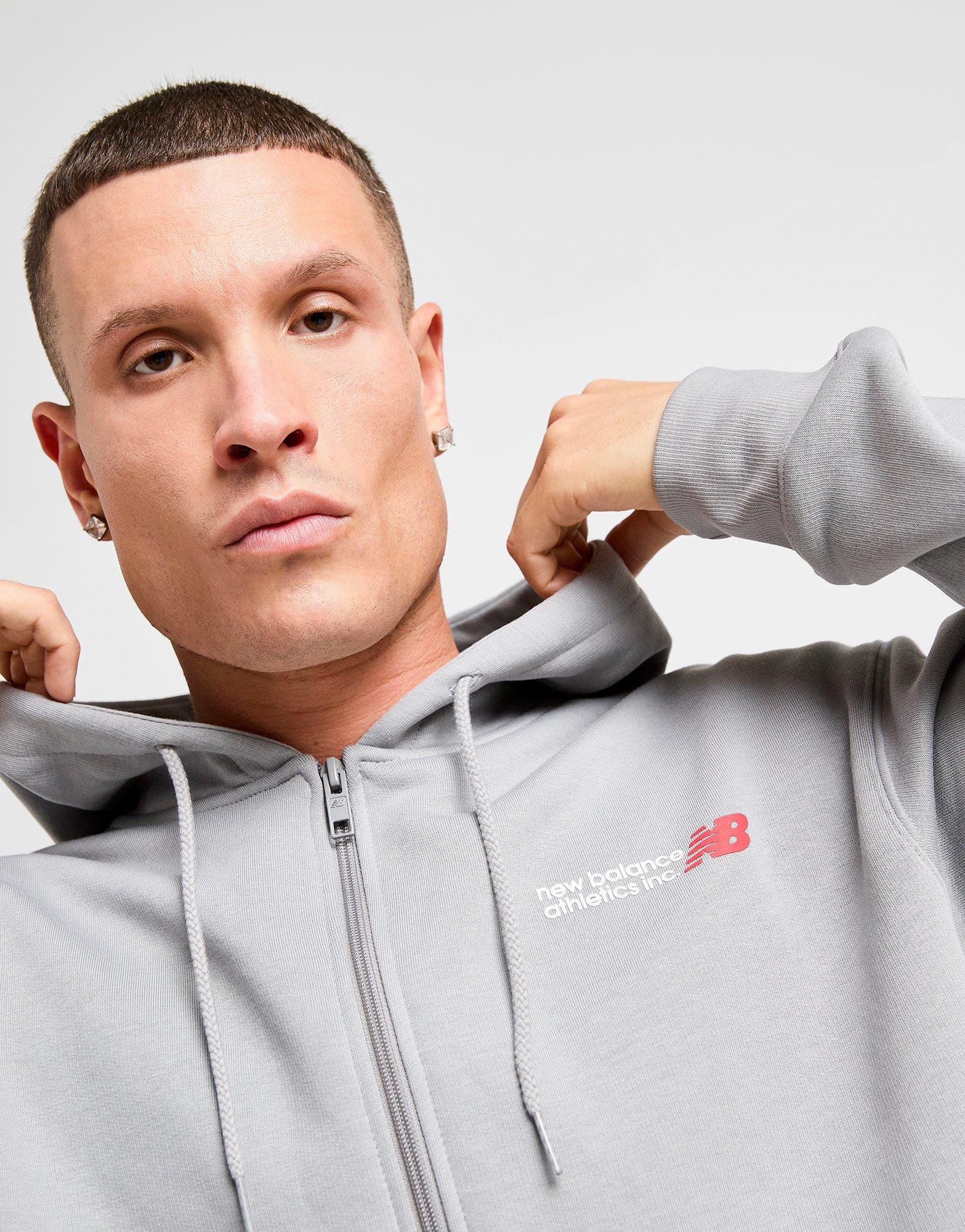 New Balance Core Logo Full Zip Hoodie