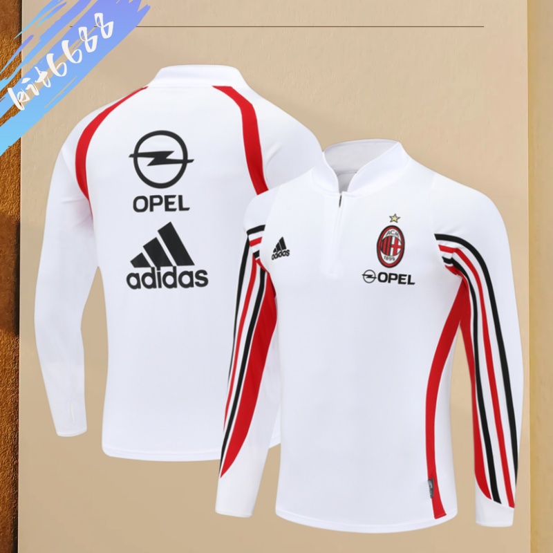 03/04 AC Milan Retro Training Shirt Long Sleeve Football Shirt