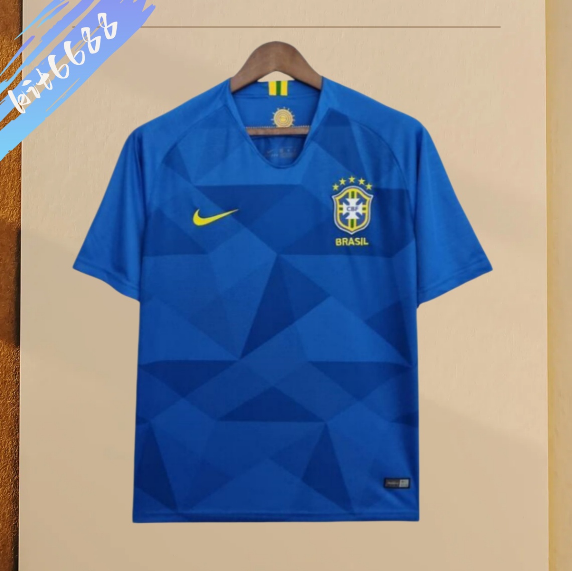 2018 Brazil away Retro Football Shirt