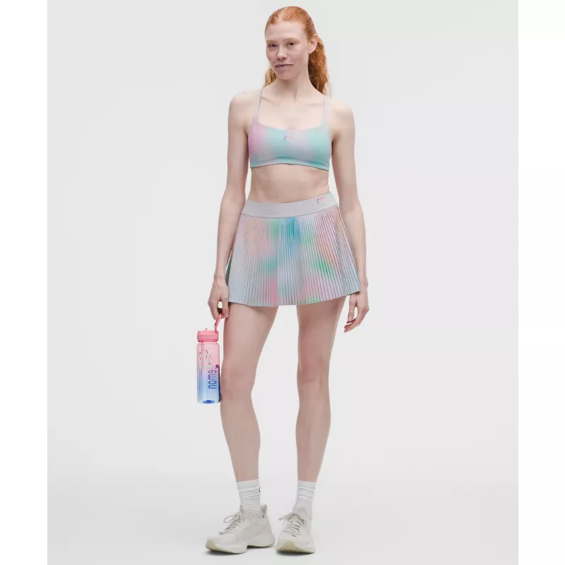 RePleat High-Rise Pleated Tennis Skirt Pride
