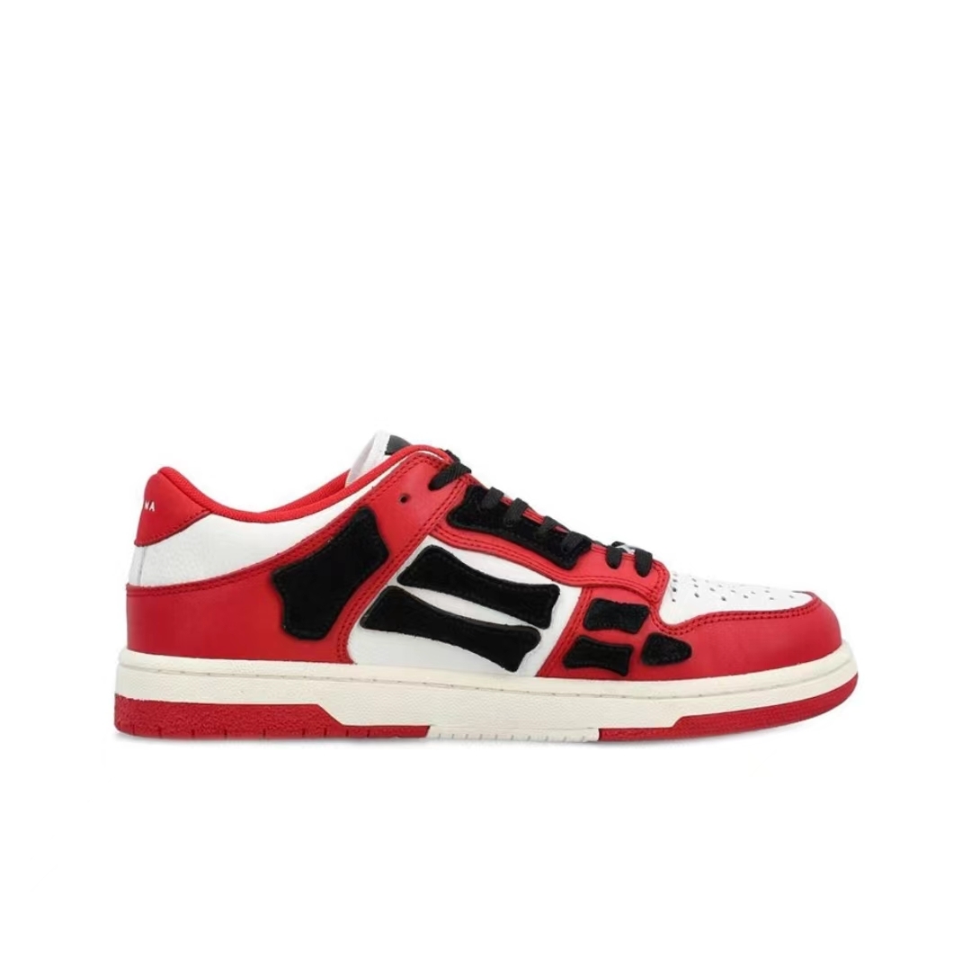 AMIRI Skel Top Low White Red White AW22MFS003-610