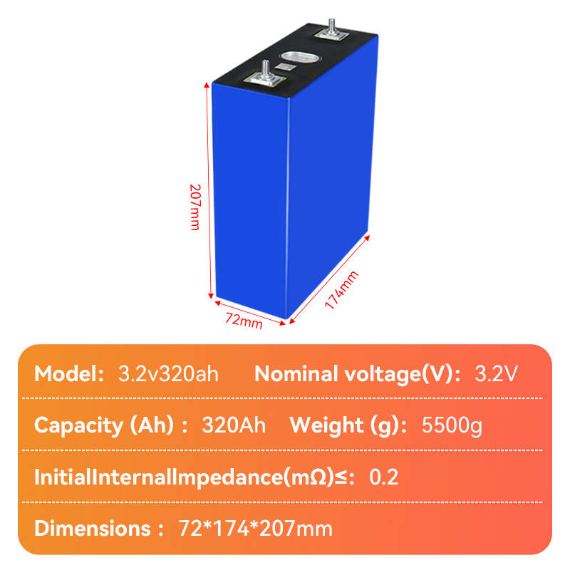 3.2v 320ah Lifepo4 Battery
