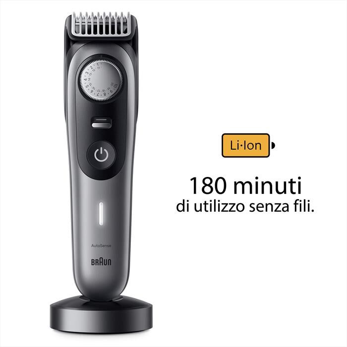 BRAUN - Regolabarba BT9420-NERO/GRIGIO