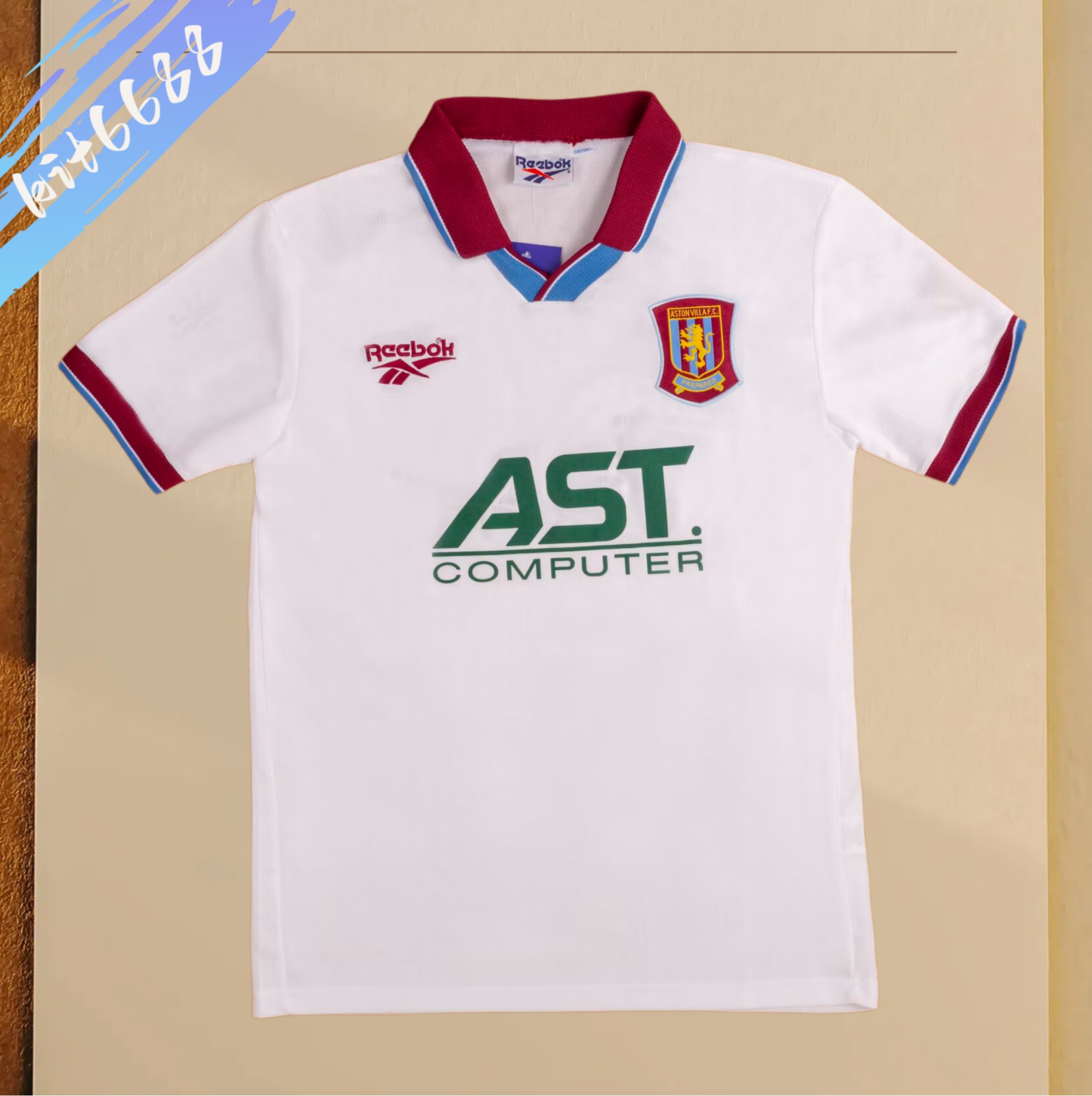 1996/19975 Aston Villa Away Retro Football Shirt