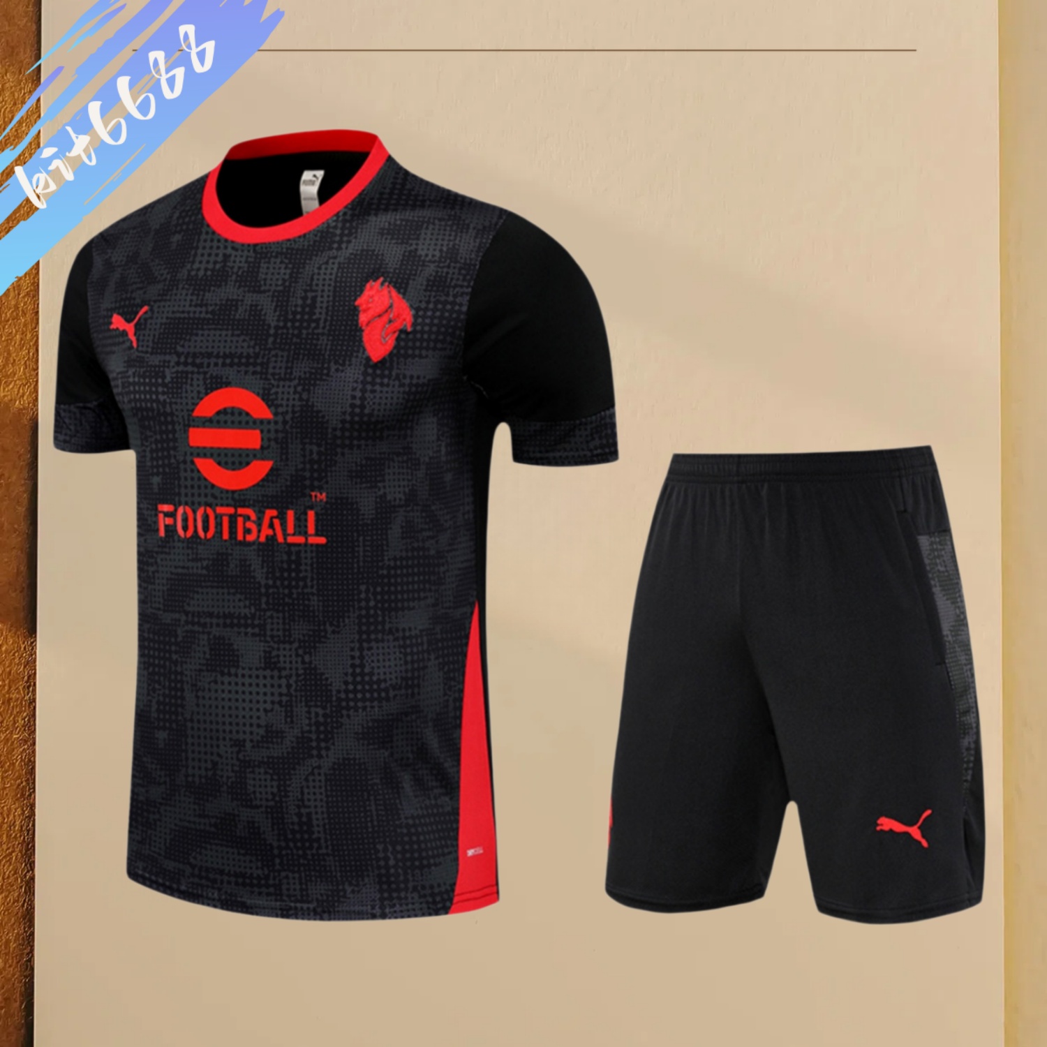 2025/2026 AC Milan Adult Short Sleeve Training Wear (Adult kit)