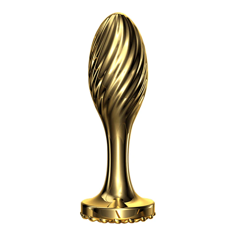 Mlovexy - Pearl Gold Thread Anal Plug Anal Expansion