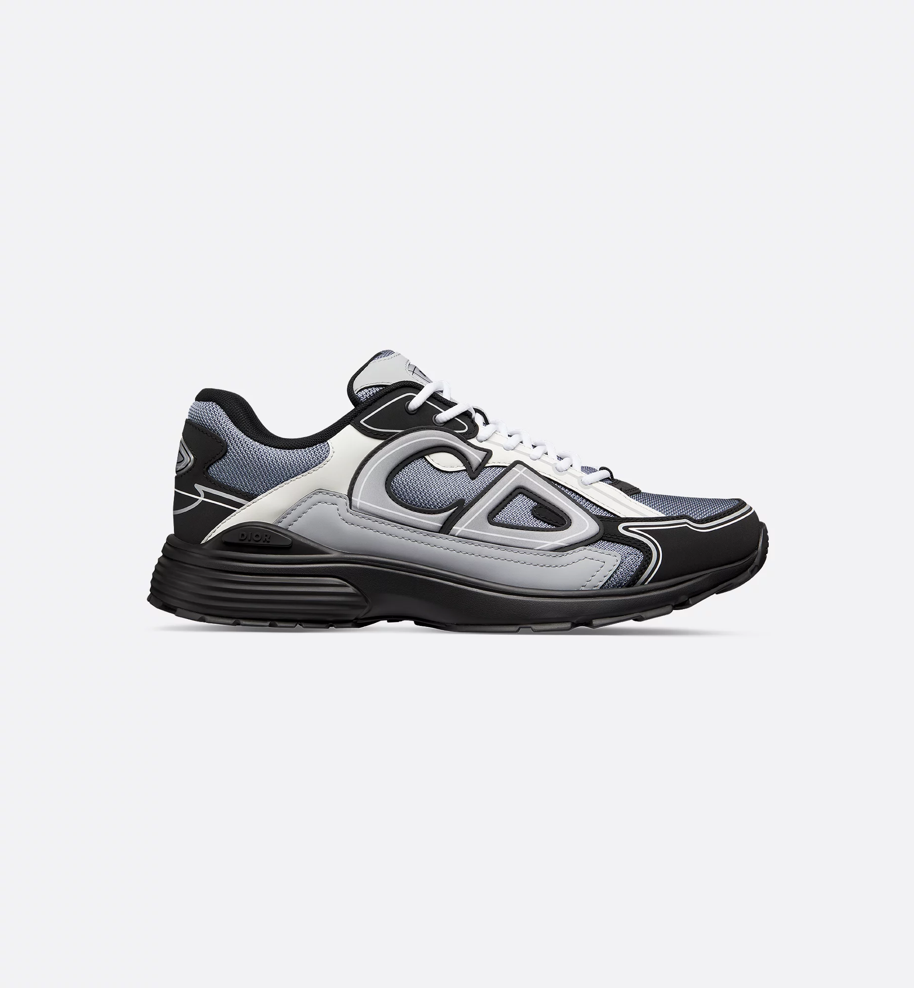 Dior B30 Sneaker Blue Mesh with Gray, White and Black 3SN279ZRB_H068