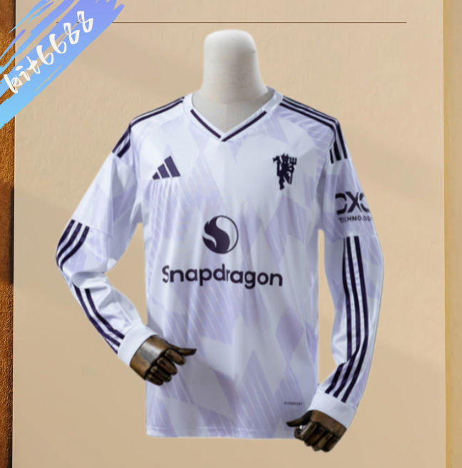 2025 2026 Manchester United away long sleeved jersey (fan version)