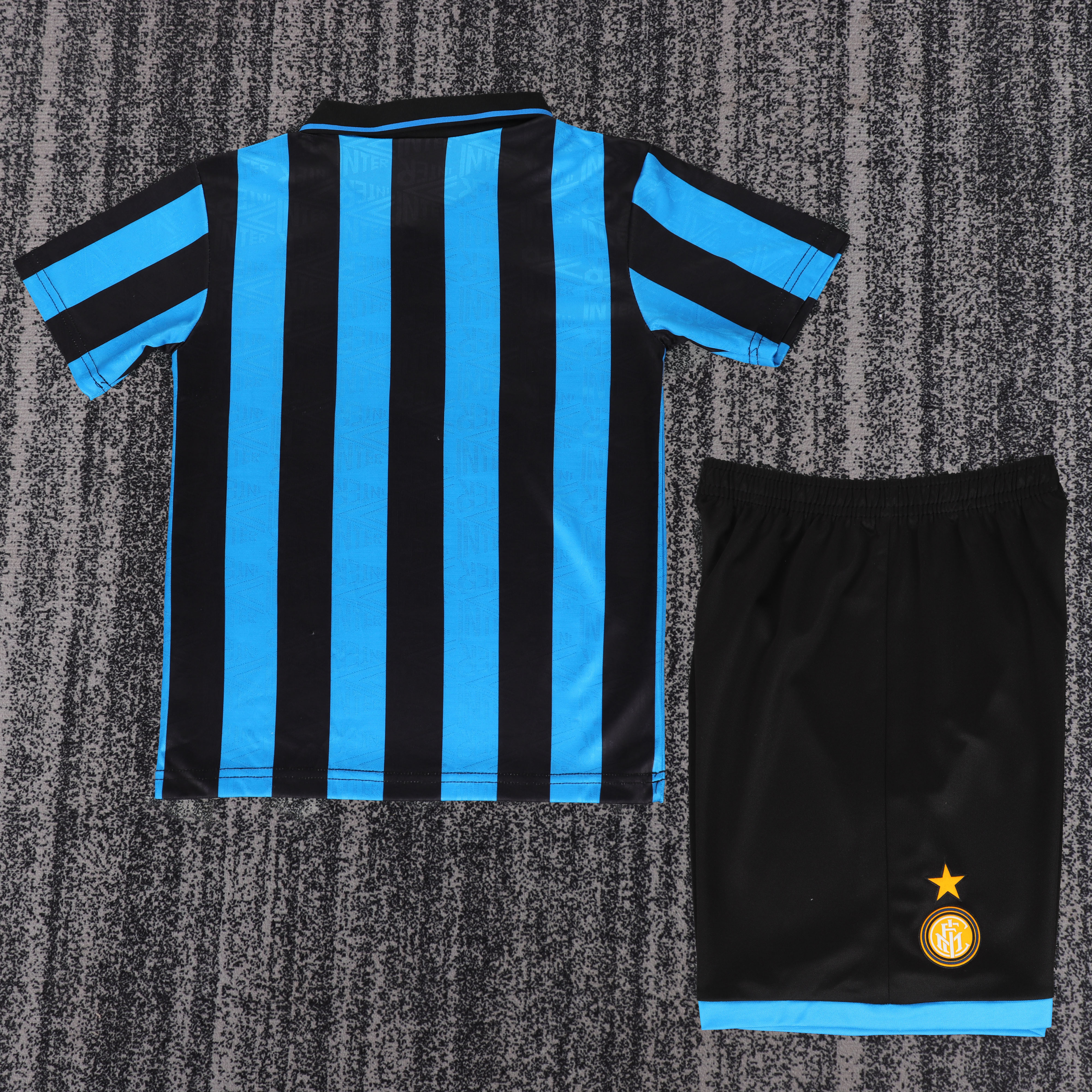 1992/1994 Inter Milan home Retro Football Shirt Kids Kit