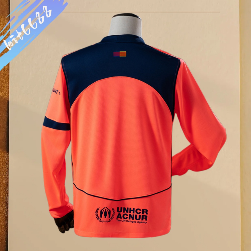 2025/2026 Barcelona Third Away  Long Sleeve Football Jersey (Fans)