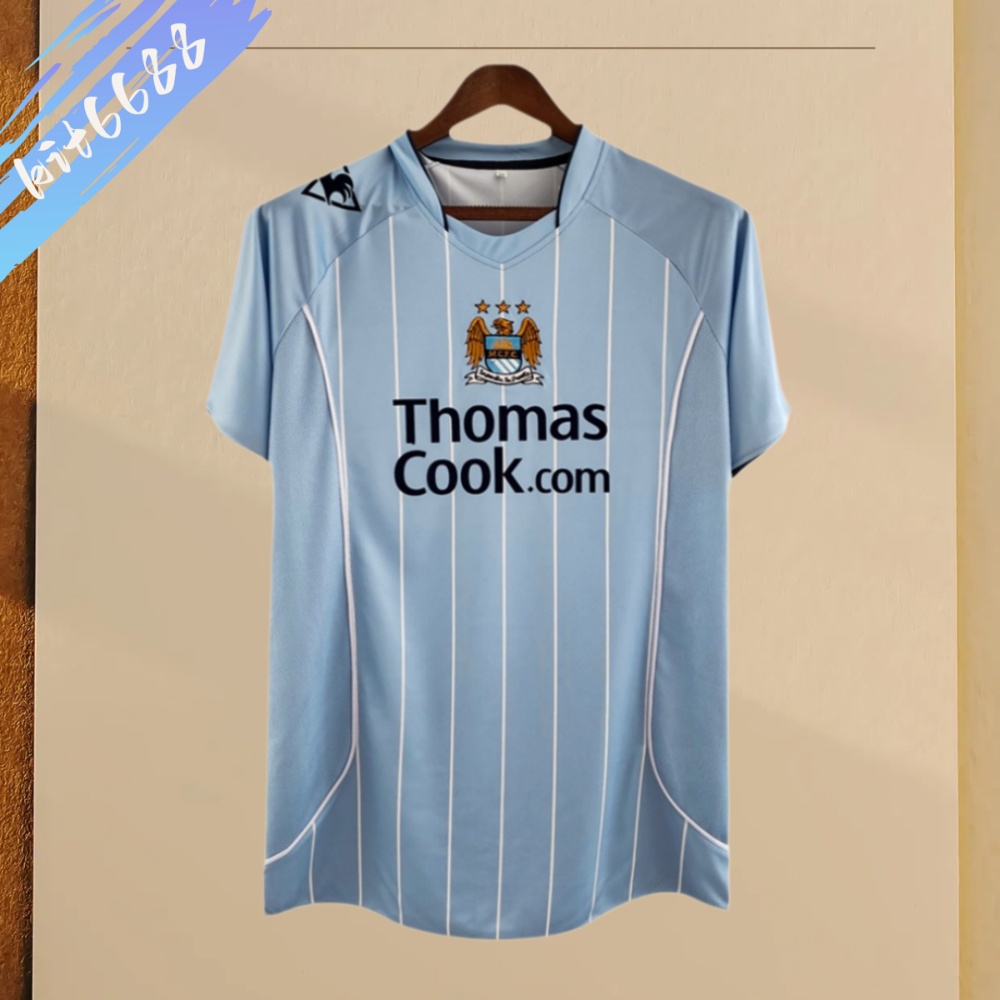2008/2009 Manchester City Retro Home Football Shirt