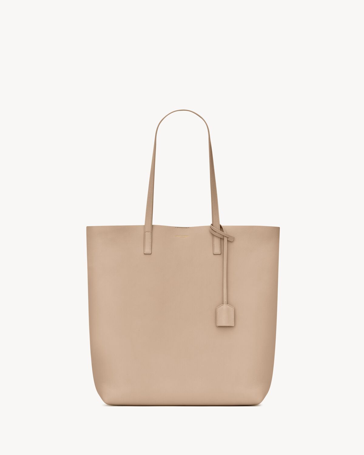 shopping saint laurent in leather DARK BEIGE