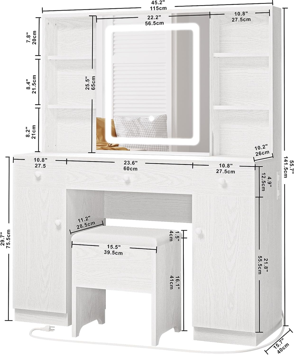 Multifunctional Vanity Mirror dressing table