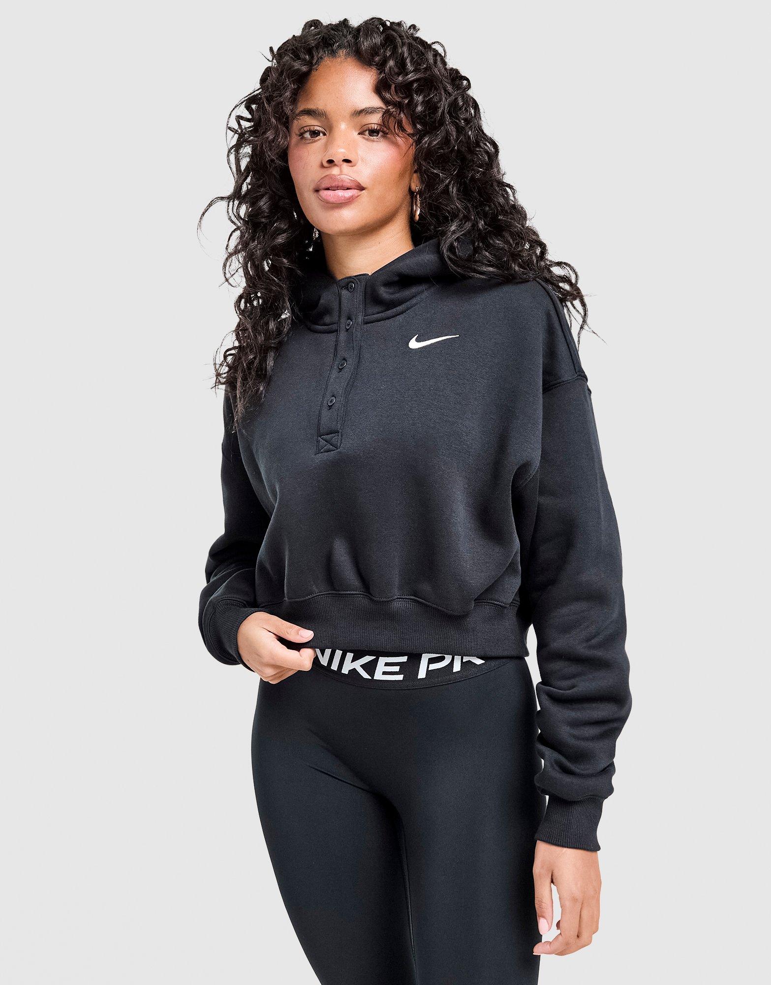 Nike Phoenix Henley Crop Hoodie