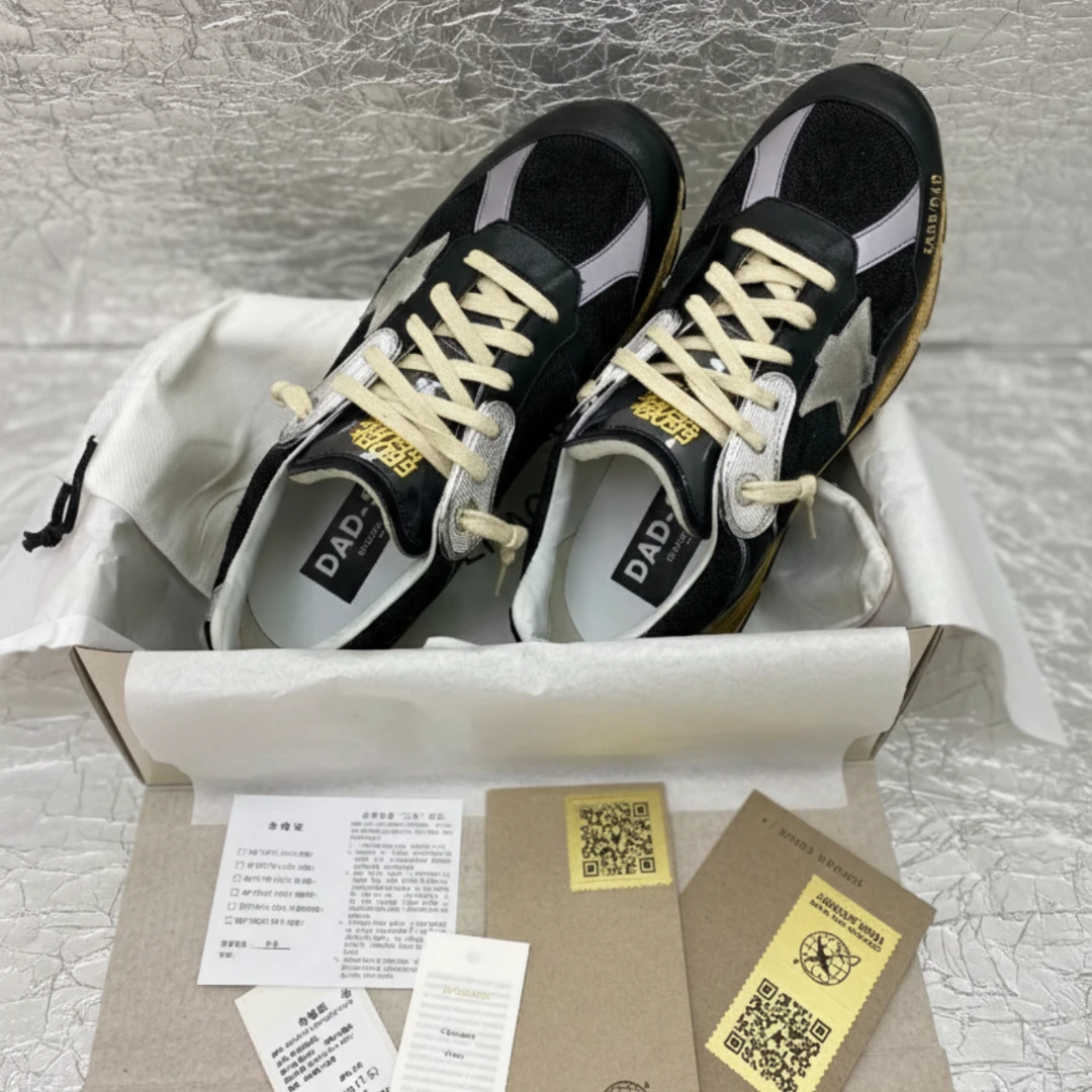 Golden Goose Running Sole Genuine Leather Running Shoes