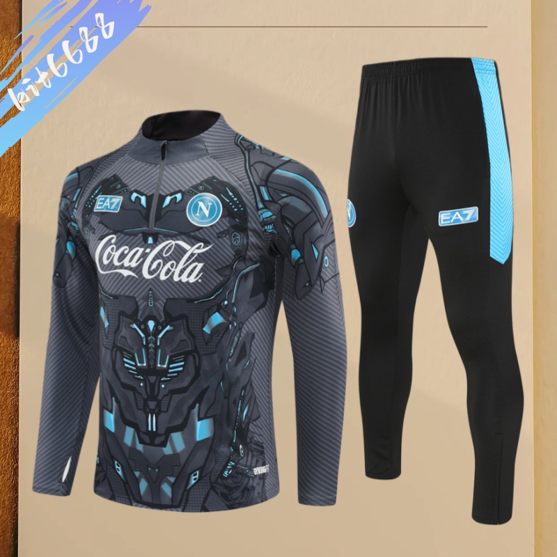 25/26 Napoli Half Pull Training Suit (Adult and Children's Set)