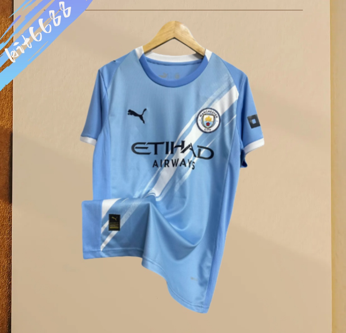 2025/2026 Manchester City Home Football Shirt (Fans version)