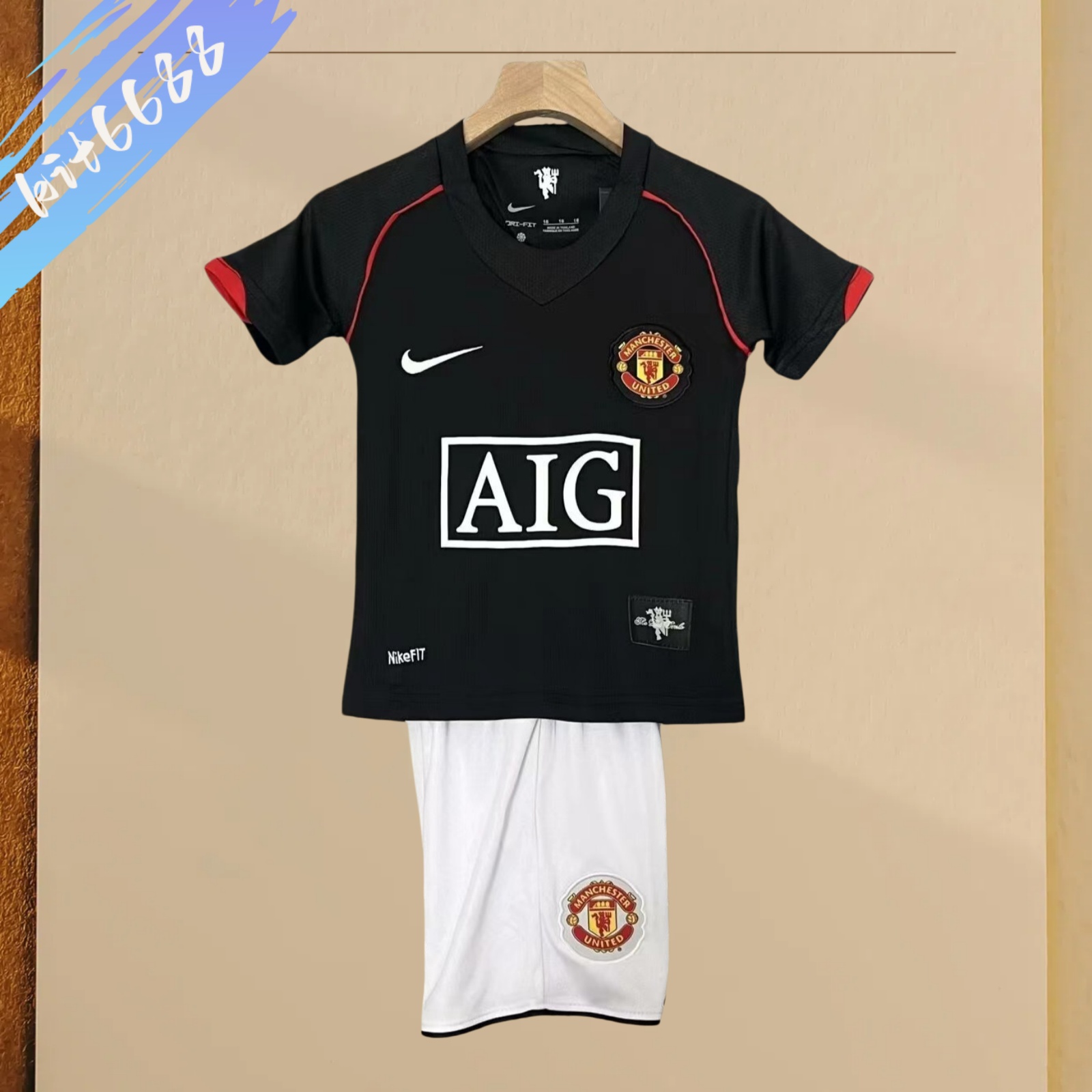 07/08 Manchester United Third Away Retro Football Shirt ( Kids Kit )