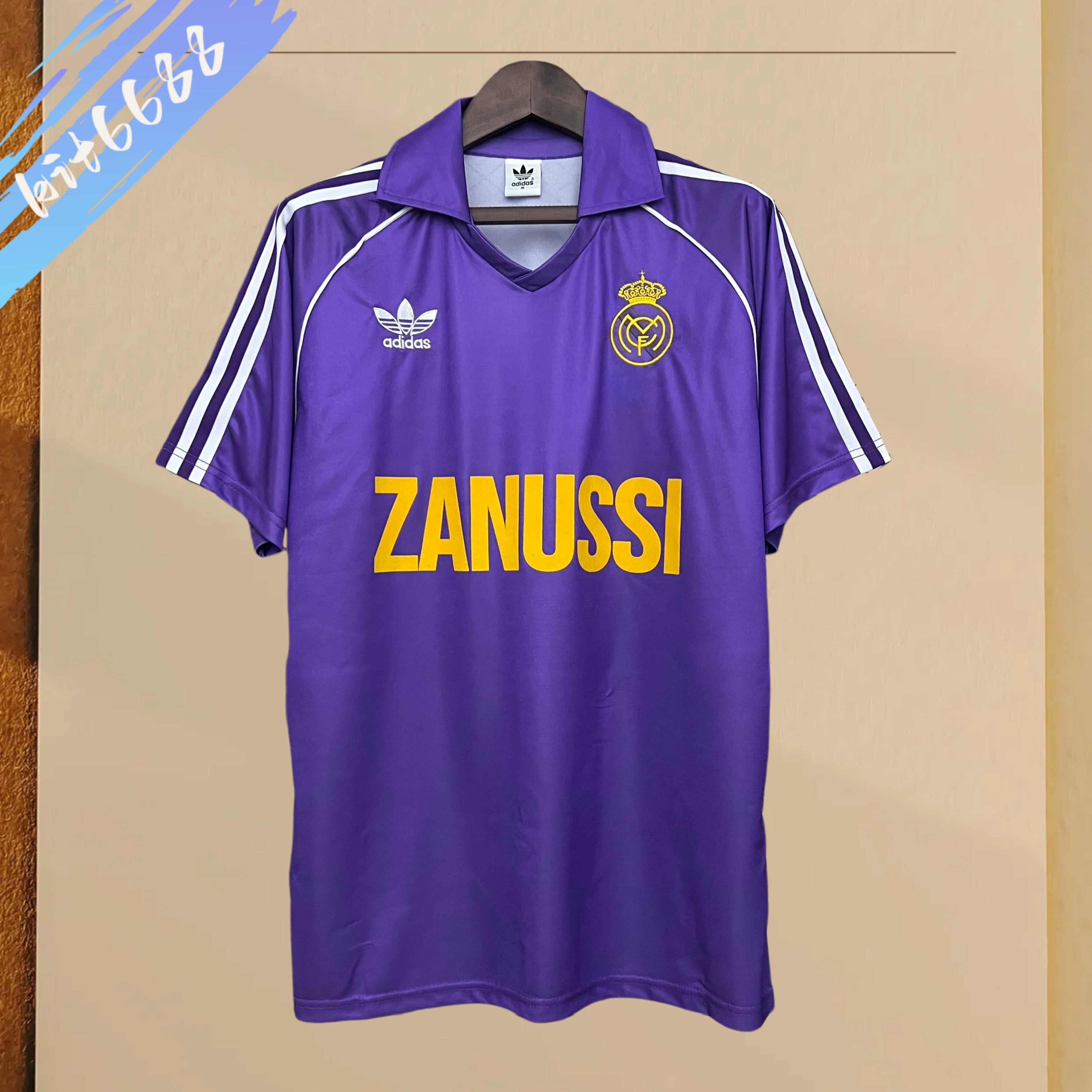 1984/1985 Real Madrid Away Retro Football Shirt