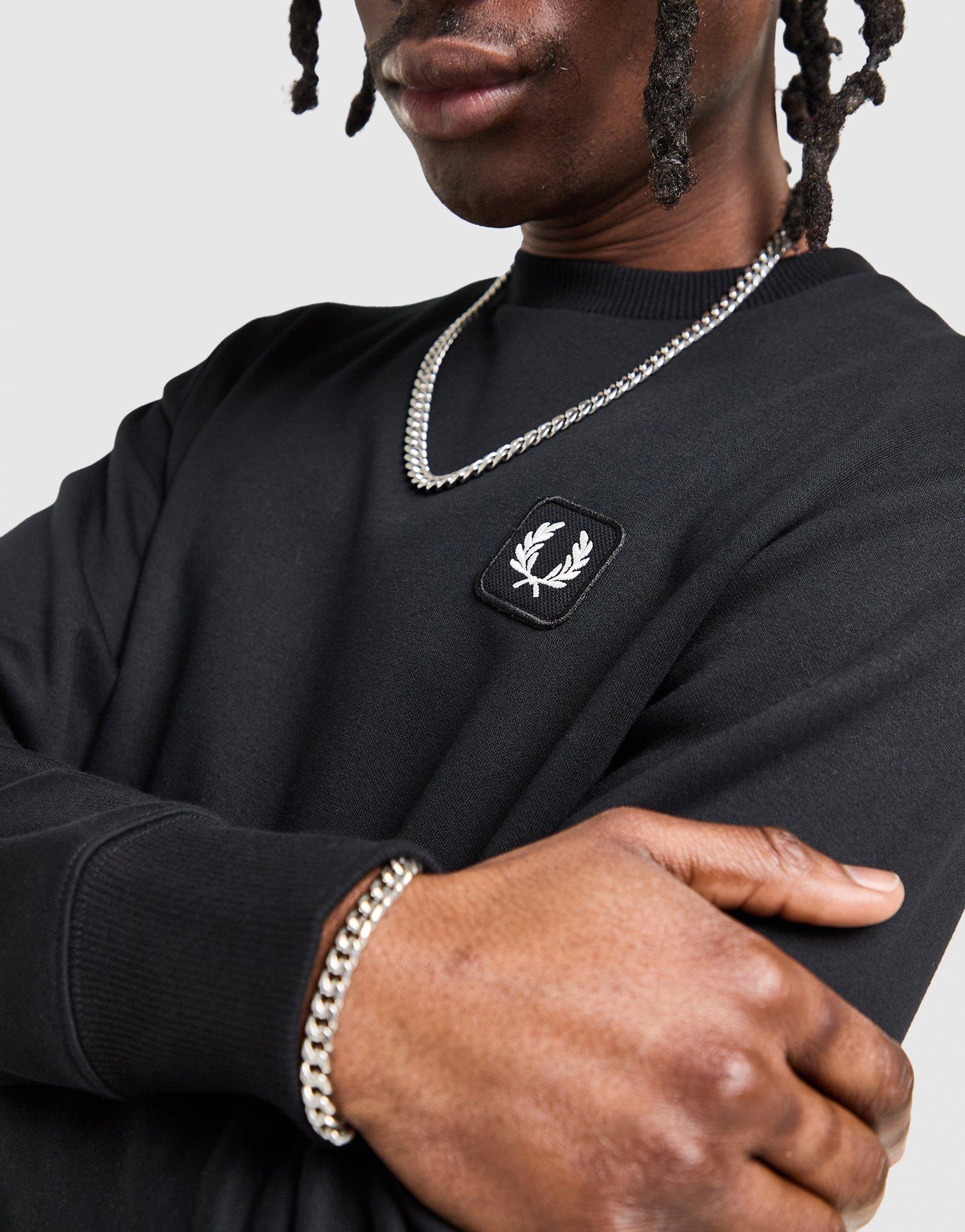 Fred Perry Badge Crew Sweatshirt