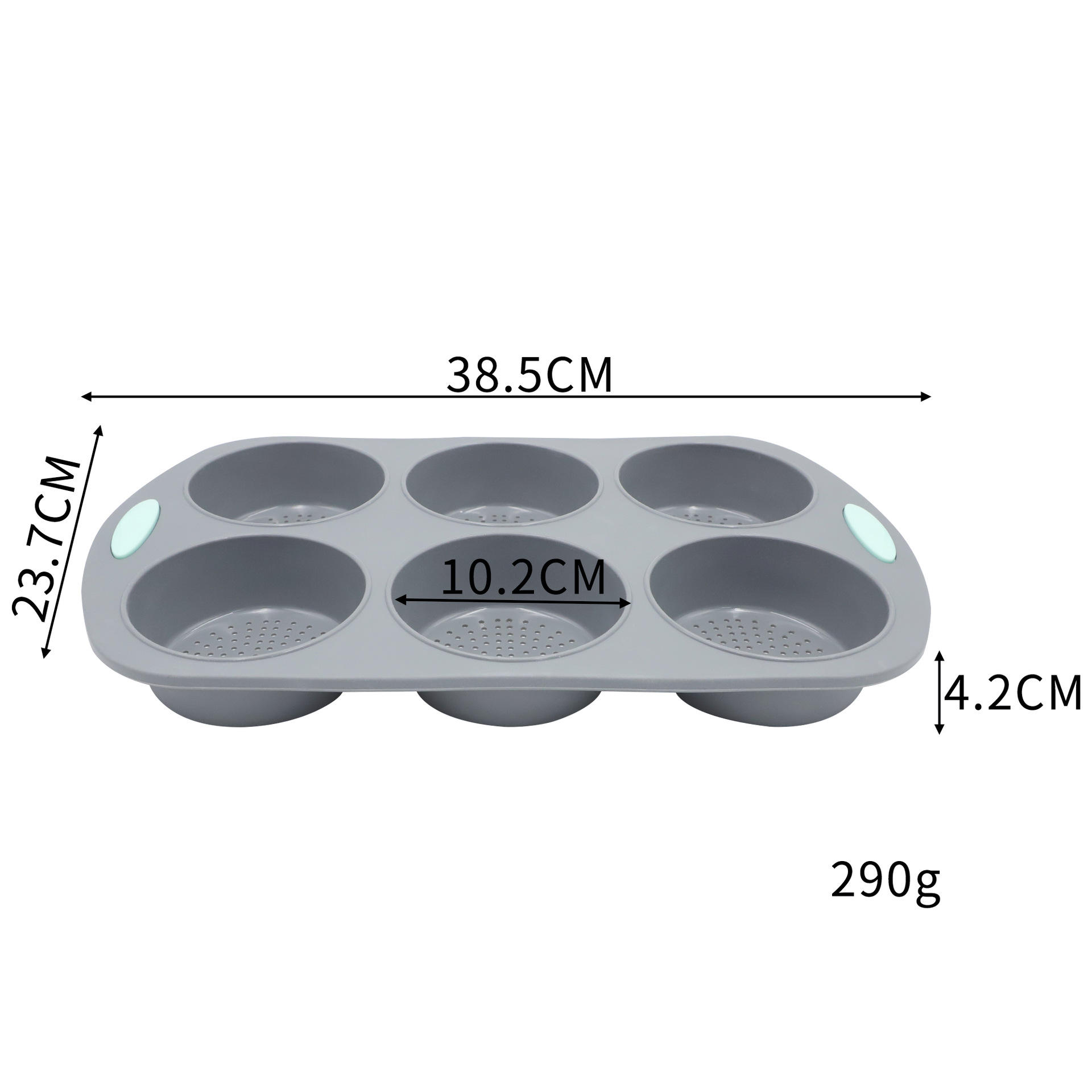 Non-Stick Food Grade Silicone Baking Set, Heat Resistant Cake Mold & Tray