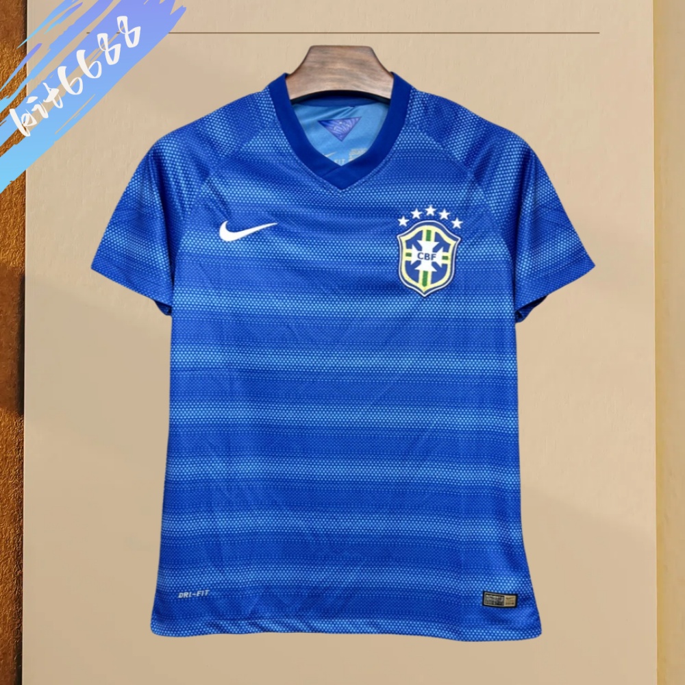 2014 Brazil Away Retro Football Shirt
