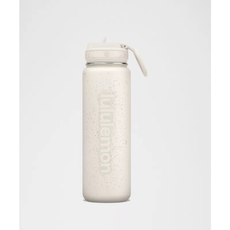 Back to Life Sport Bottle 24oz Straw Lid Raindrop