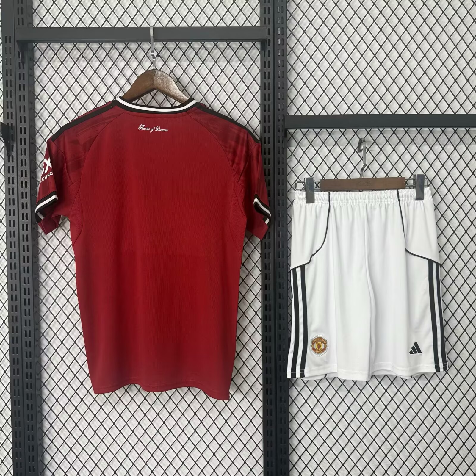 25/26 Manchester United home Football Soccer Adult Kids Kit socks