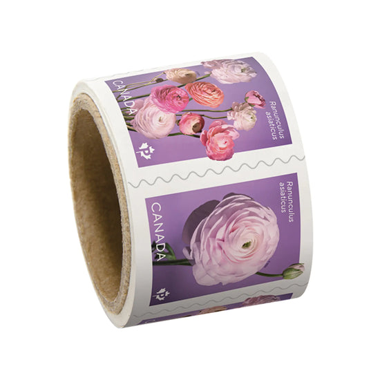 Ranunculus – Permanent™ Domestic Rate Stamps, Coil of 50 (2 Coils Minimum)