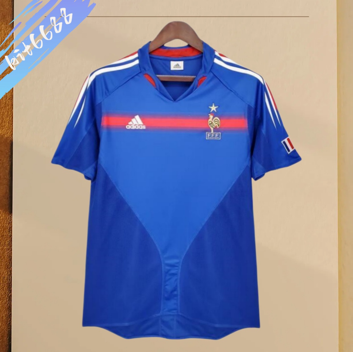 2004 France Home Retro Football Shirt