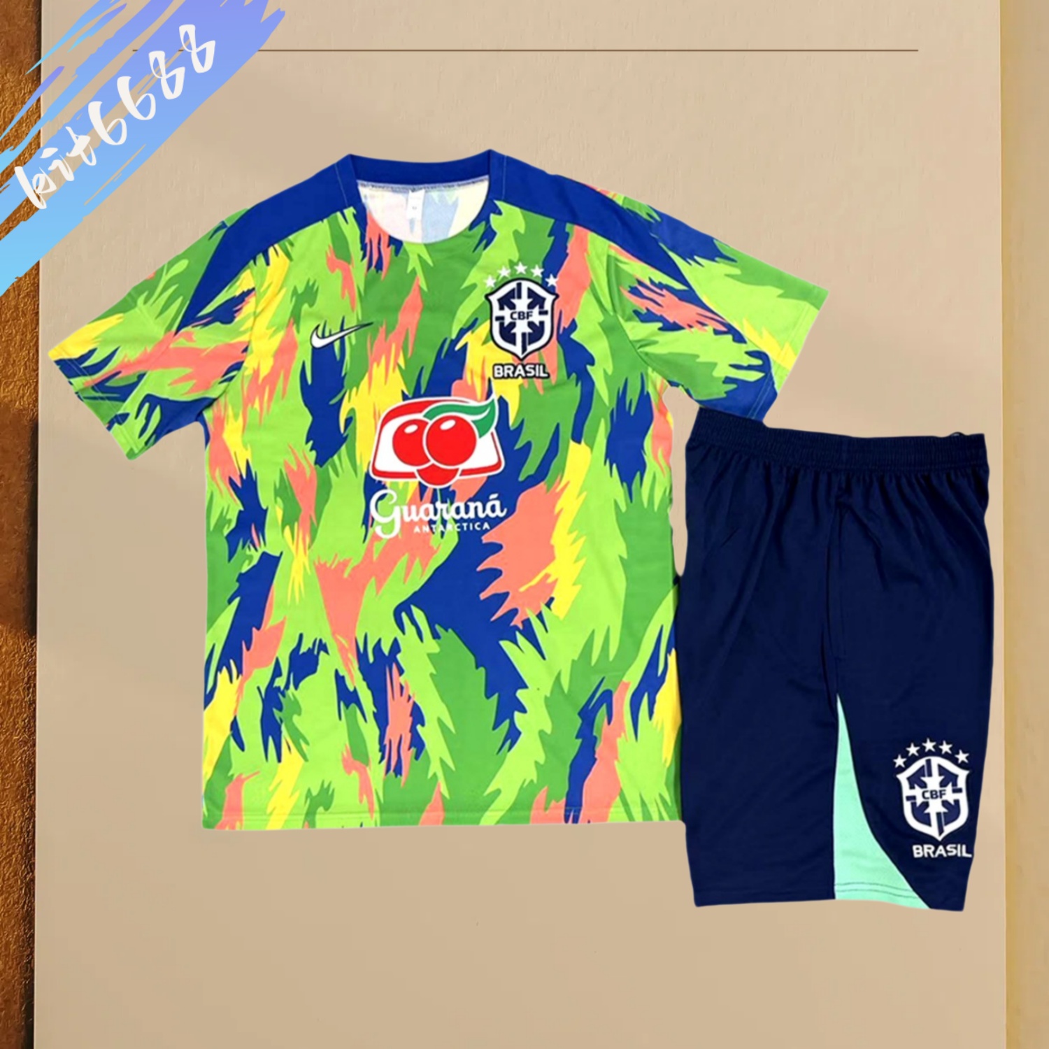 2025/2026 Brazil Short Sleeve Training Kit (Adult Kit)