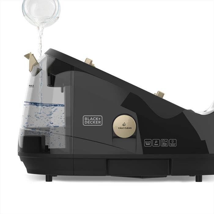 BLACK & DECKER - Sistema stirante BXSS2400E-Nero / gold