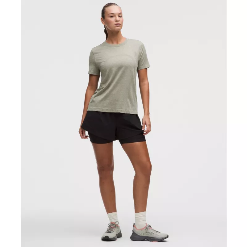 Swiftly Relaxed Short-Sleeve Shirt Hip Length