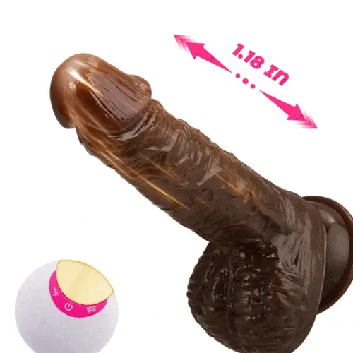 6.69‘’ Mlovexy - 8 Thrusting Vibrating Simulation Penis Wireless Vibration Dildo