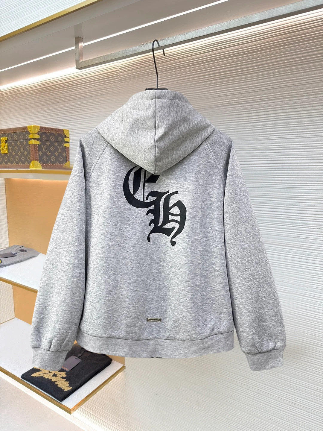 Chrome Hearts 26SS Kapuzenpullover grau Hoodies NX100598