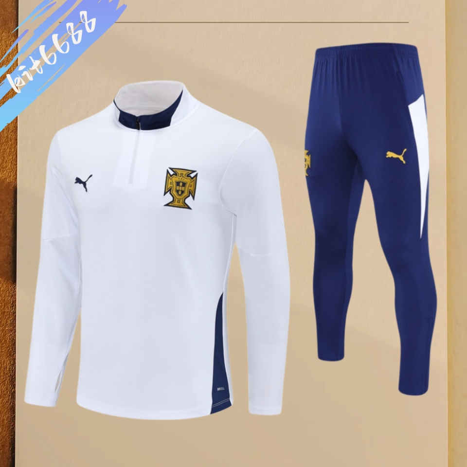 2025/2026 Portugal Adult Half Zip Training Suit (Adult Kids Kit)