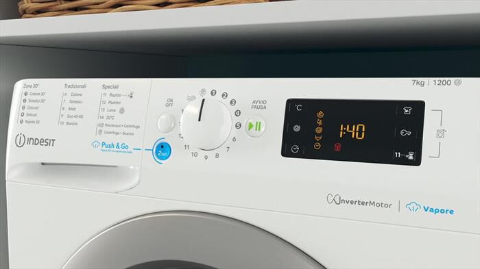 INDESIT - Lavatrice INNEX BWSE 7125X SV IT 7 Kg Classe B-Bianco