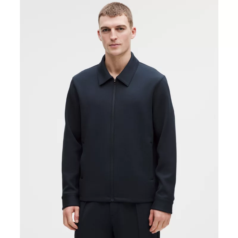 Smooth Spacer Collared Full Zip