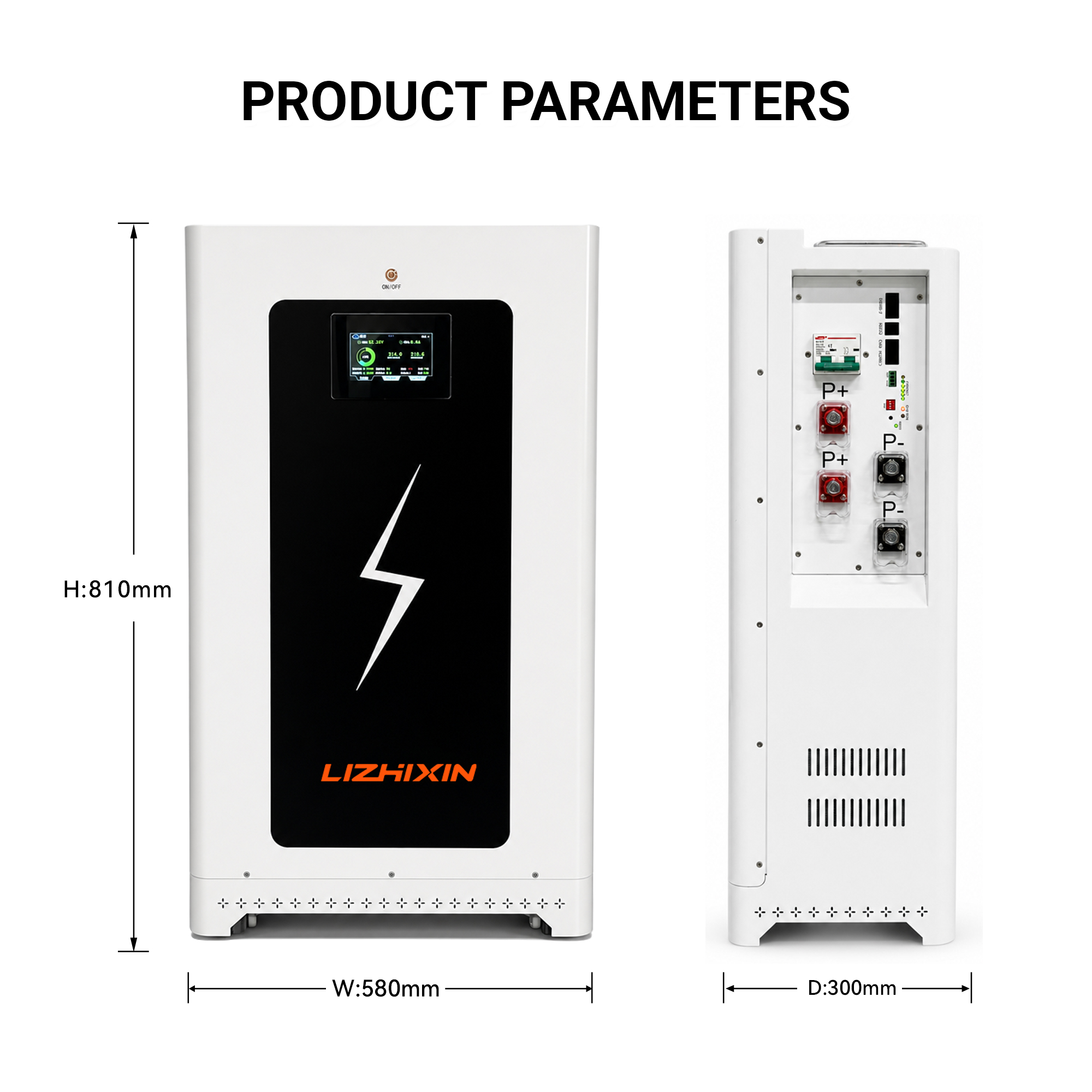 51.2V 314Ah 16.07KWH Floor standing Battery